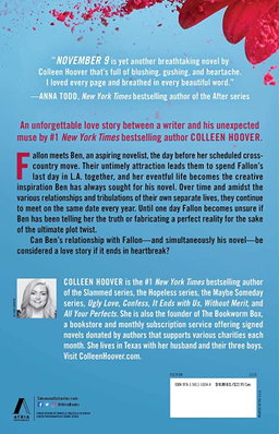 NOVEMBER 9 (NOVEL)- COLLEEN HOOVER