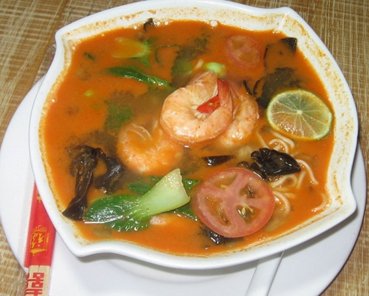 TomYum Shrimp Noodles Soup 冬阴功大虾汤面_0