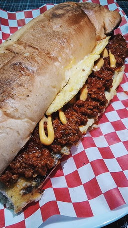 Red Rendang Chicken- Roti John
