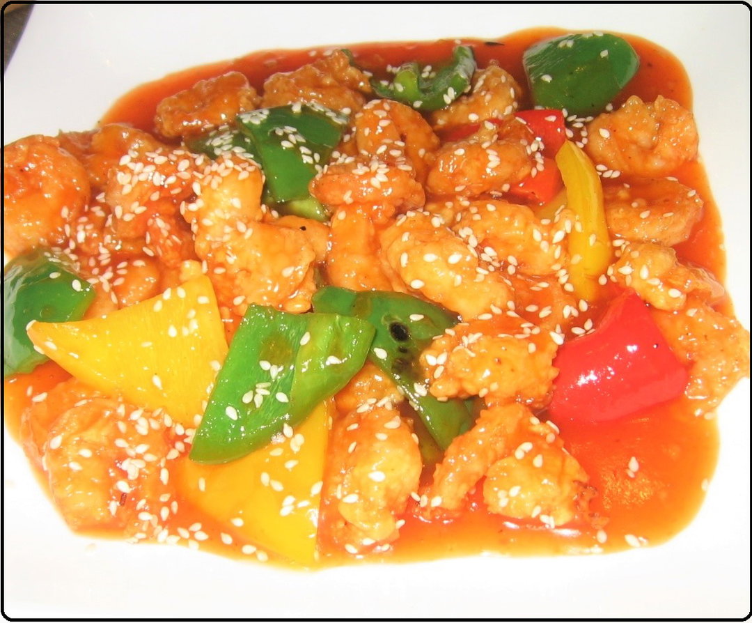 Sweet & Sour Prawns 酸甜蝦仁