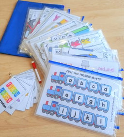 Preschool Learning Kit (Transportation Theme)