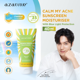 Azarine Sunscreen Moisturizer SPF 35 PA+++ Calm My Acne 40ml