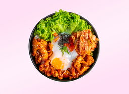 L7. Spicy Kimchi Pork Bowl 泡菜猪饭