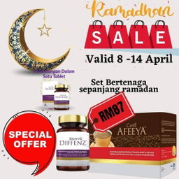 Set Bertenaga (Cafe Afeeya + 1 Diffenz)