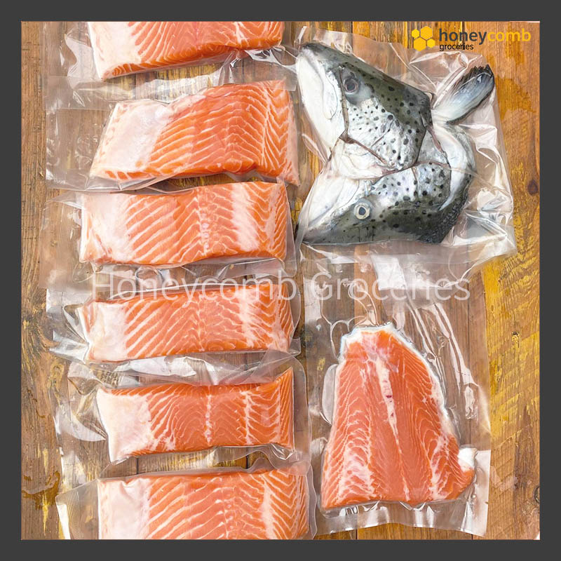 Norwegian Salmon (Sashimi Grade) (2.1-2.25KG Half Fish) _1