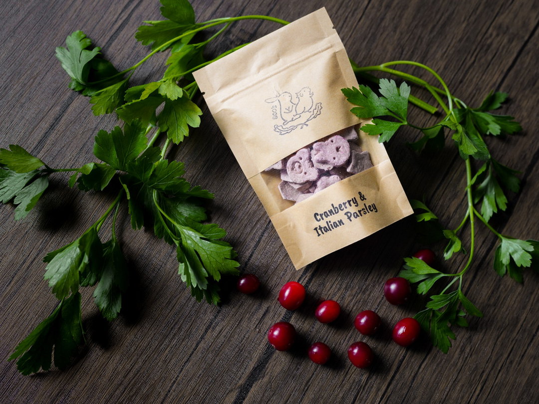 Cranberry & English Parsley Oat Cookies