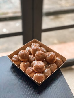 Mini Caramel Doughnuts