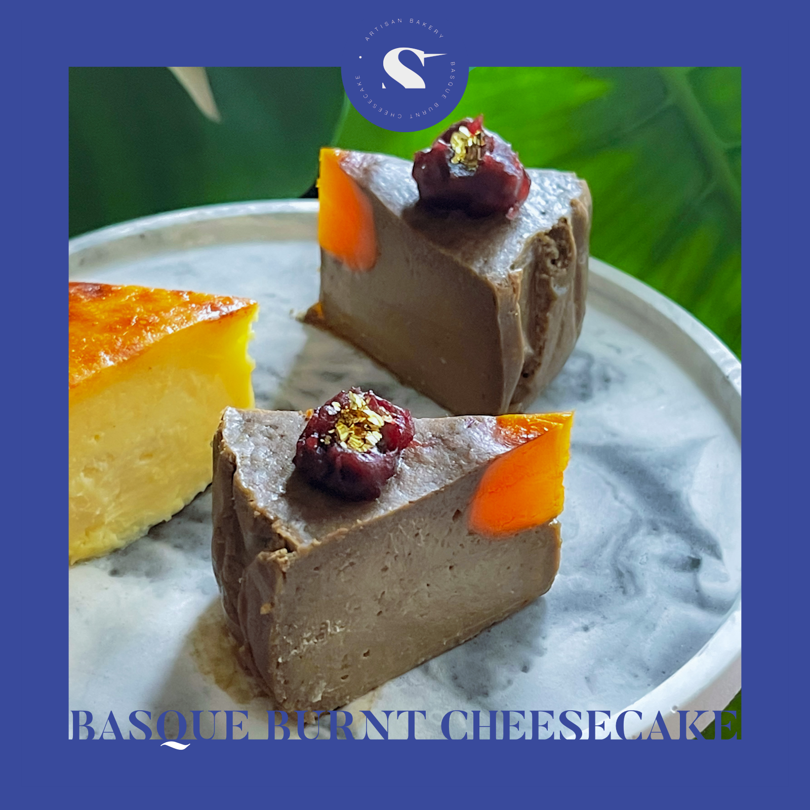 Hojicha Delight | Basque Burnt Cheesecake_1