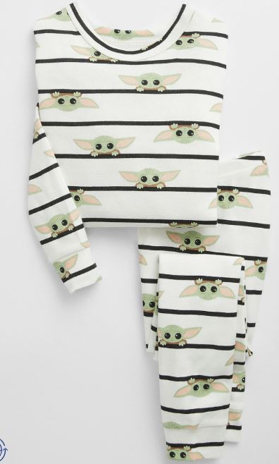 Organic Cotton Yoda Stripe PJ Set_0