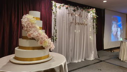 Wedding ROM Decoration Backdrop