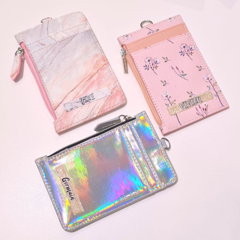 Personalise Name and Quotes Zip Cardholder _0