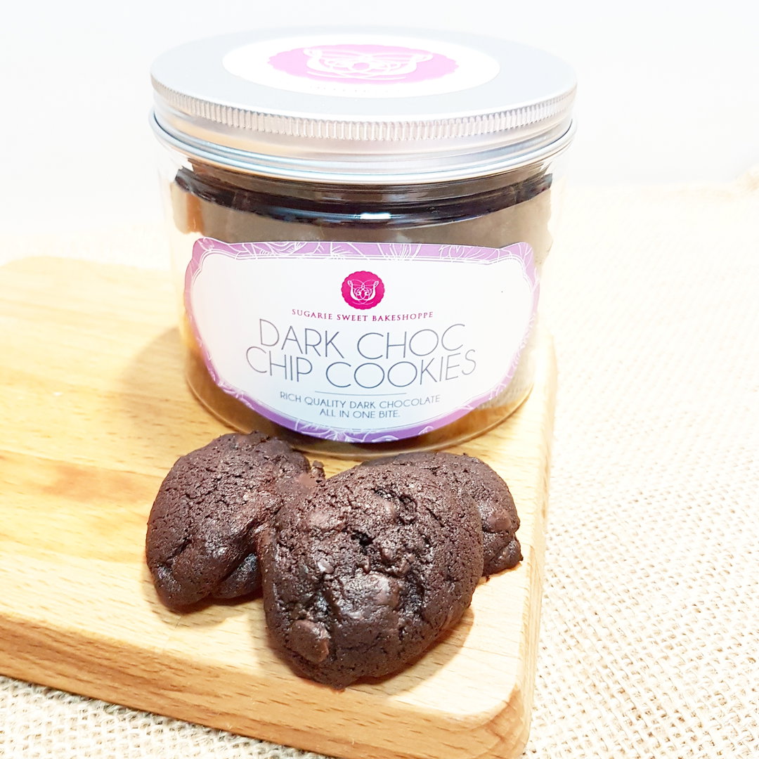 Dark Choc Chip Cookies