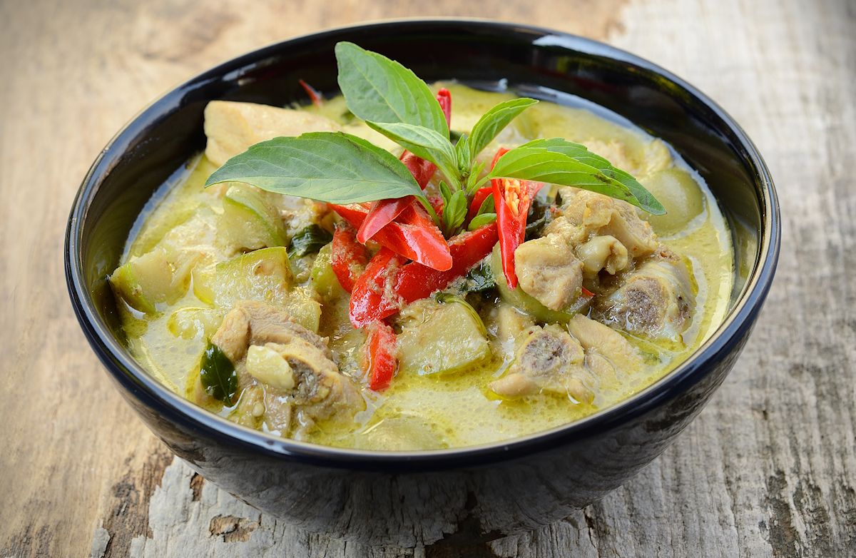 Thai green curry with Chicken_0