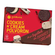 Polvoron - cookies and cream