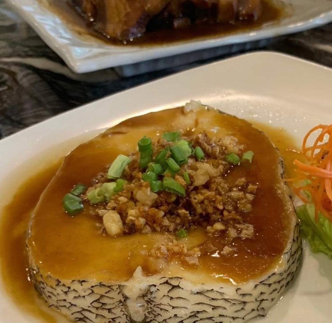 Steamed Cod with Chye Por and Garlic 蒸双宝 