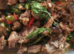 Thai basil beef