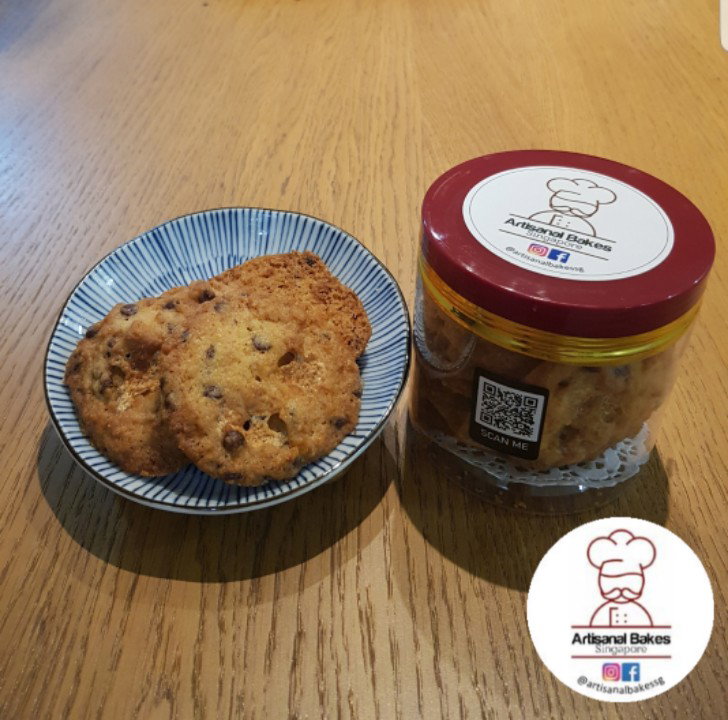 Cornflakes Crunch Chocolate Chip Cookies with Marshmallows (10 big pieces~230g)