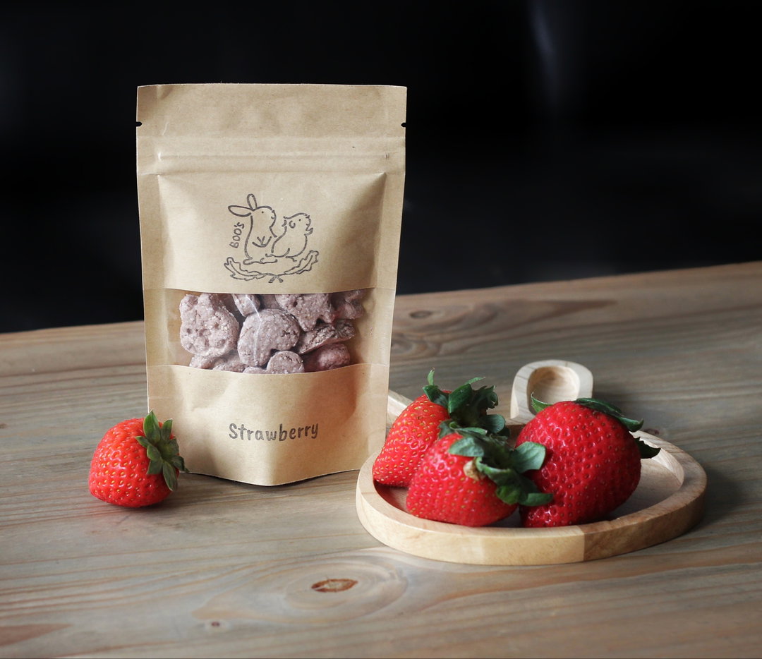 Strawberry Oat Cookies