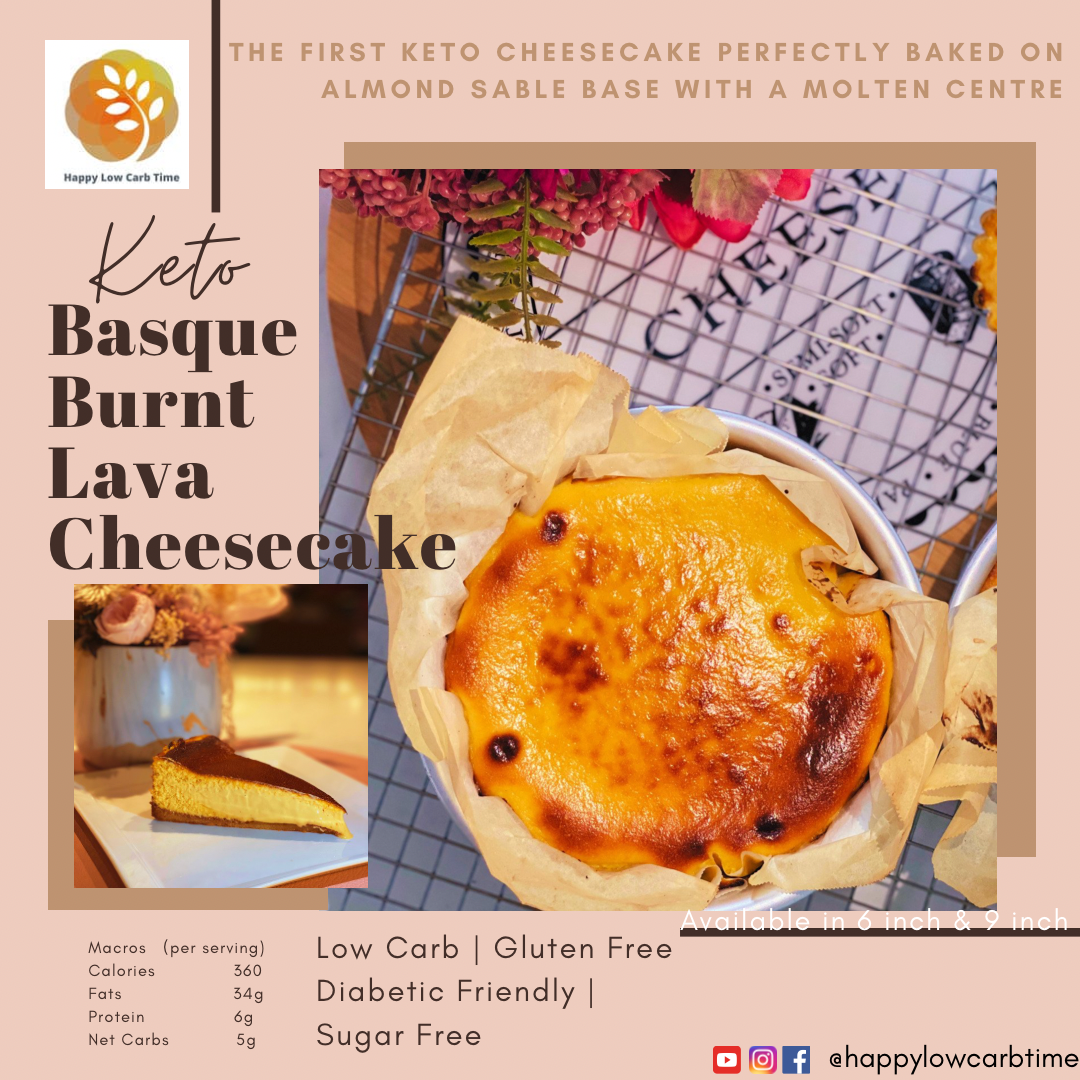 Basque Burnt Lava Cheesecake