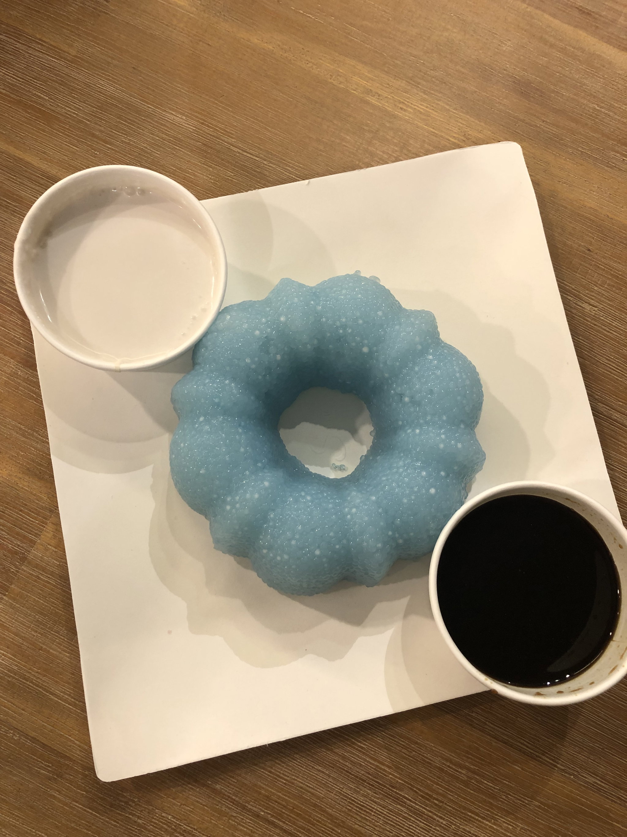 Blue pea sago gula Melaka bundt - small _0