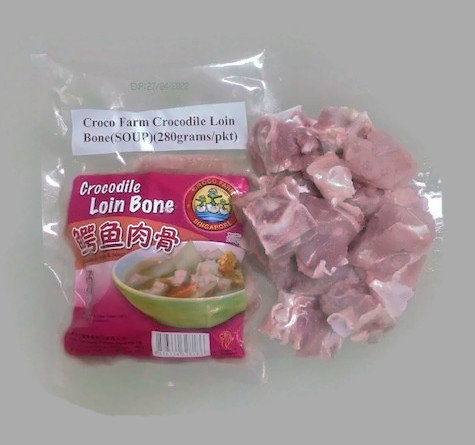 Croco Farm Frozen Crocodile Loin Bone(SOUP) 280gm Buy 12 Packets for $120 and get complimentary delivery_1