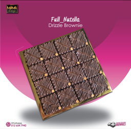 Full Nutella Drizzle Brownie