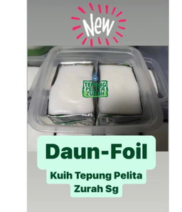 🔸  50 pcs Daun-Foil Tepung Pelita Kukus