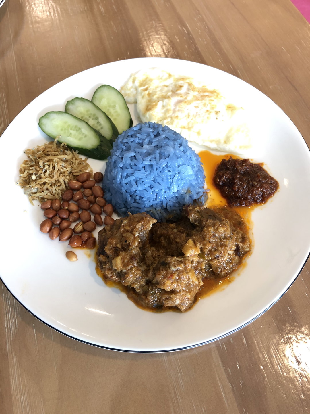 Nasi Lemak rendang Chicken 