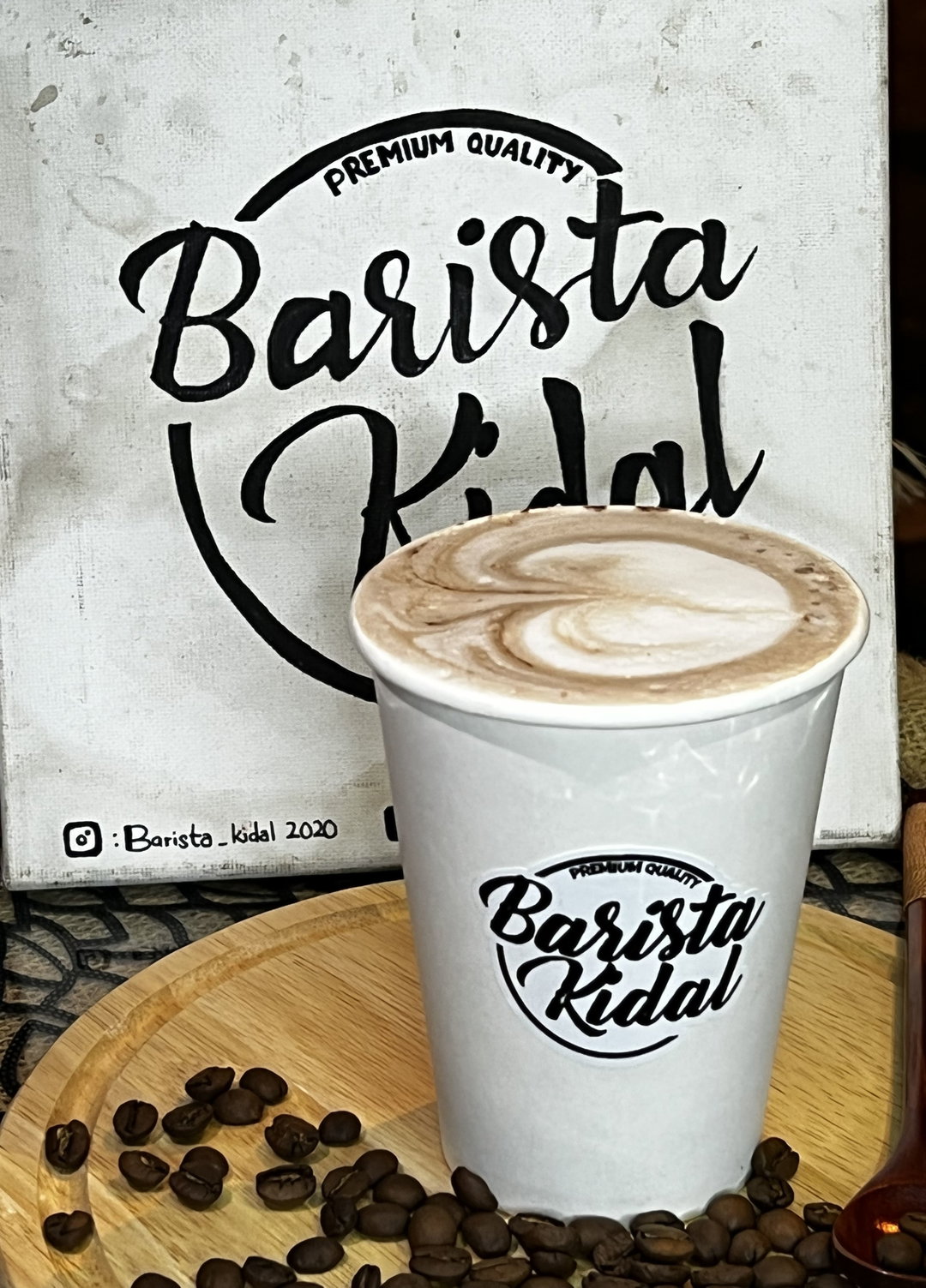 Fall in Love latte