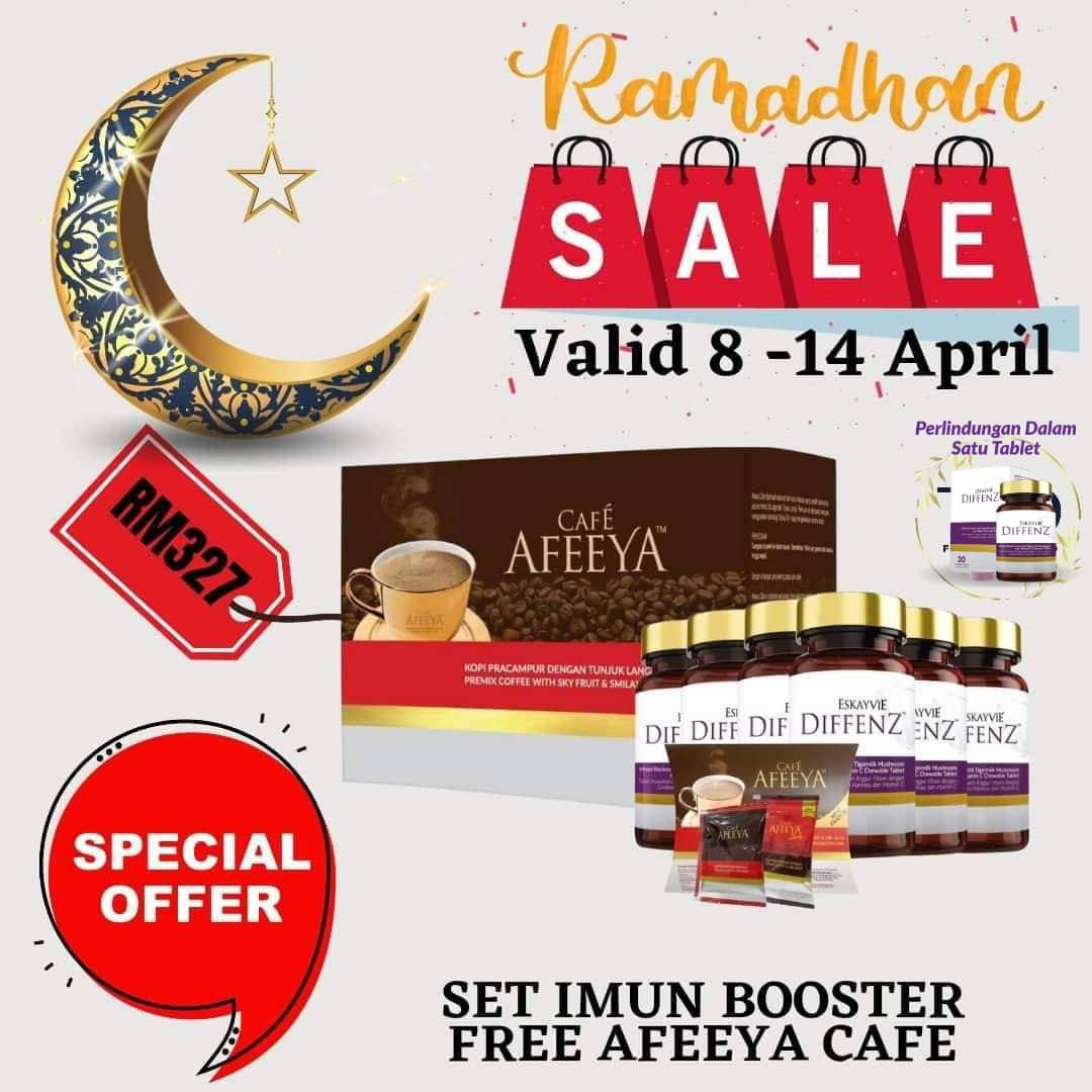 Set Imun Booster (Cafe Afeeya + 6 Diffenz)