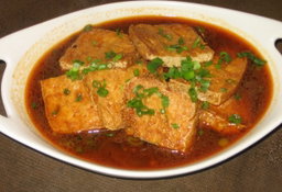 Marinated Tofu with Sauces   卤水豆腐