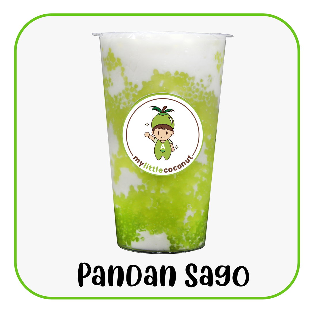 Coconut Milkshake - Pandan Sago