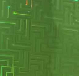 VERDE CLARO HOLO  70 X 50 CM PAQUETE 100 HOJAS 27 MICRAS