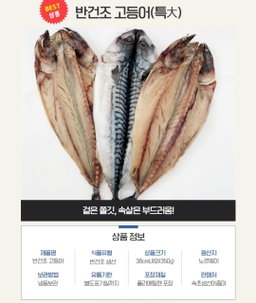 속초 반건조고등어 (대)