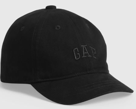 Gap Logo Baseball Hat Black_0
