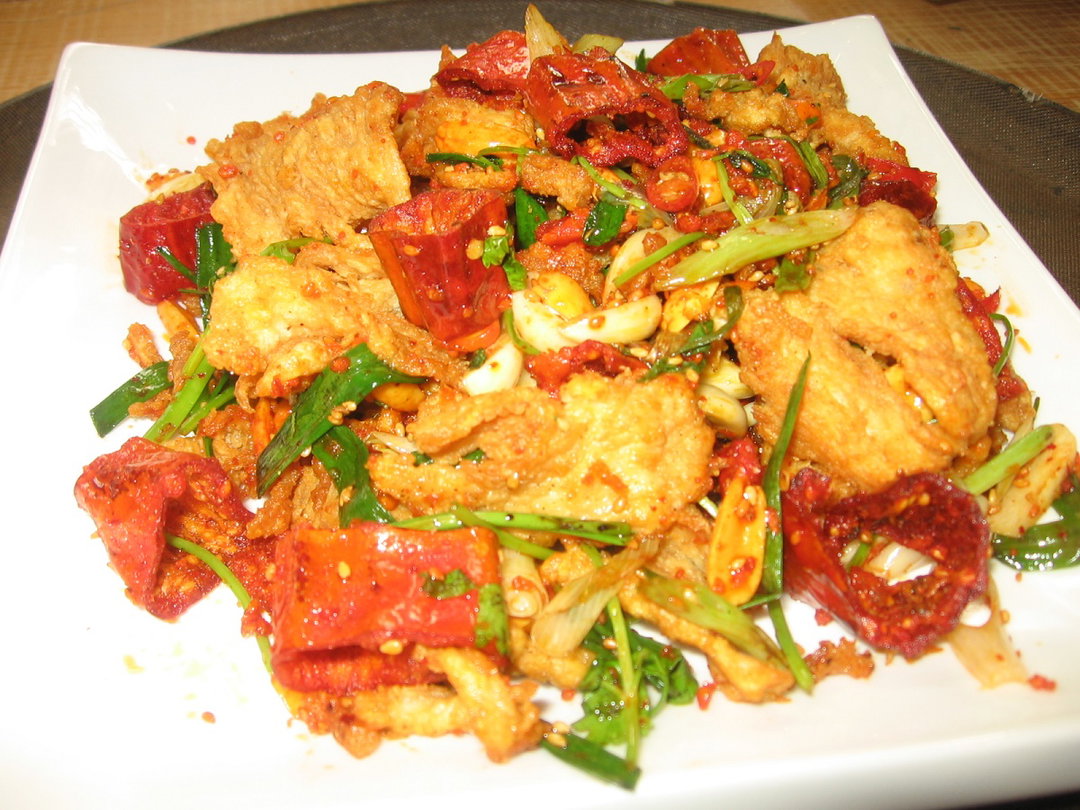 Stir Fried Boneless Chicken Spicy 香辣雞脯肉