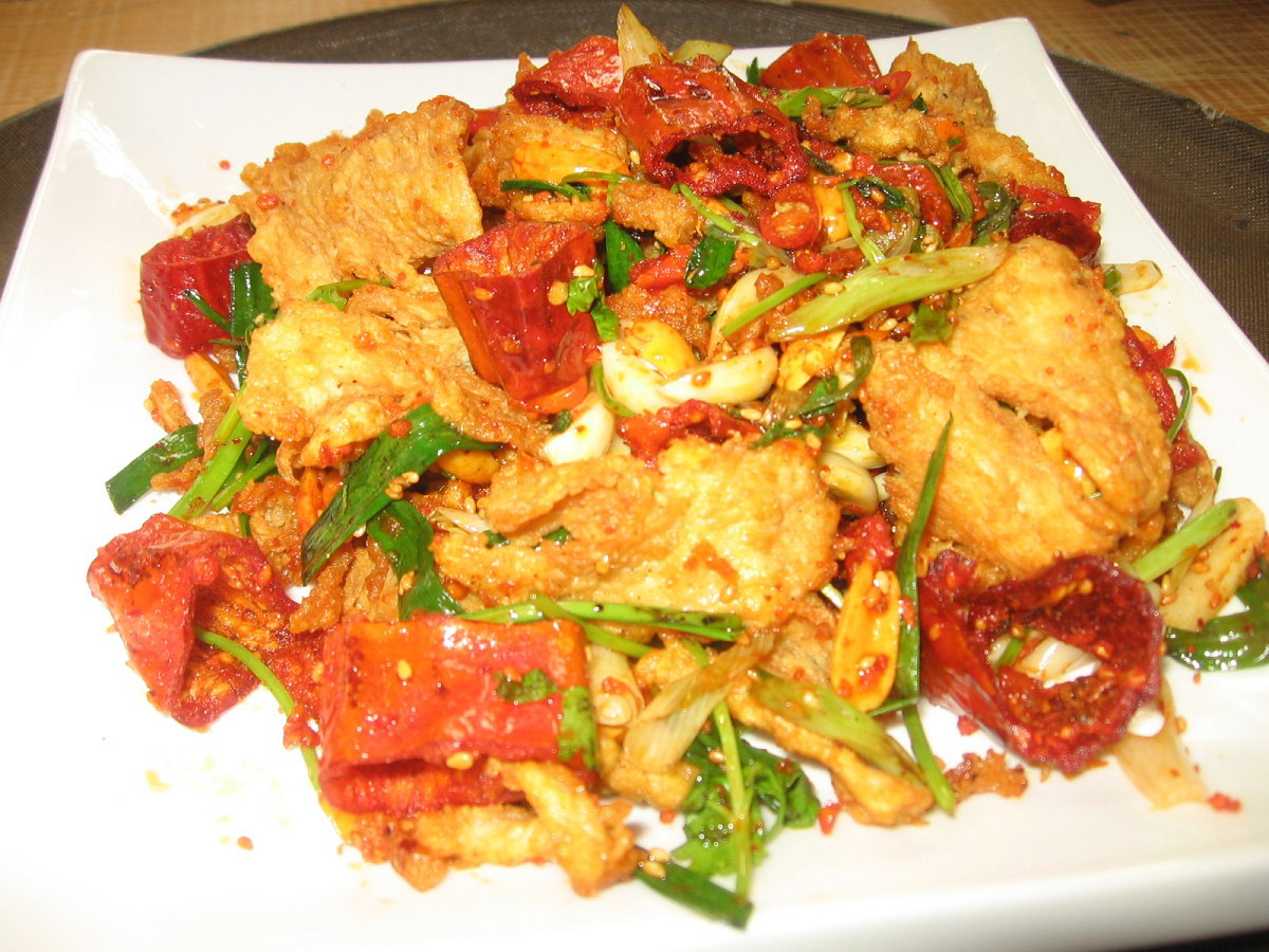 Stir Fried Boneless Chicken Spicy    香辣雞脯肉_0