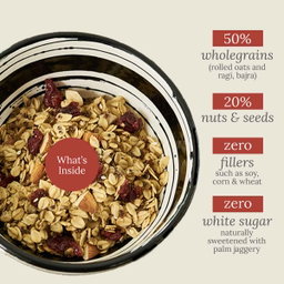 Toasted Millet Muesli   Cranberry & Almond