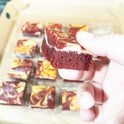 Red Velvet Cheesecake Brownies