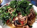 Thai basil century egg 