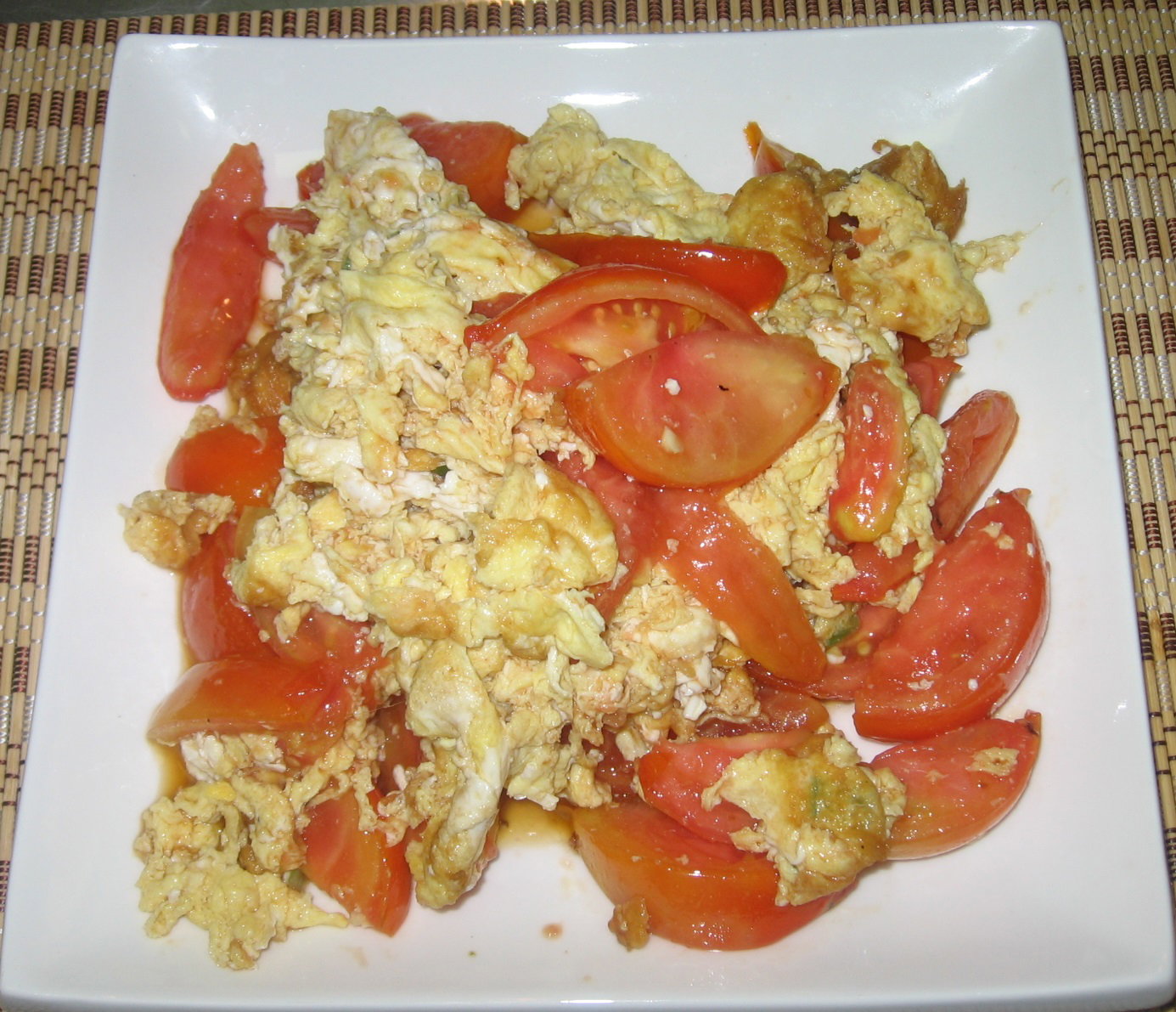 Scrambled Eggs with Tomatoes 番茄炒鸡蛋_0