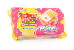 Sun flower Biscuit Strawberry cream