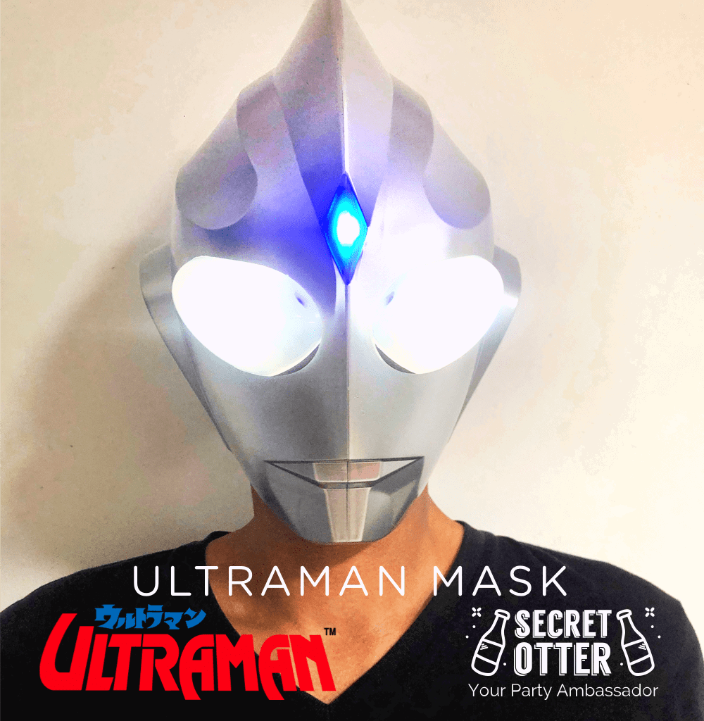 Ultraman full face mask with LED Glowing Eyes!_2