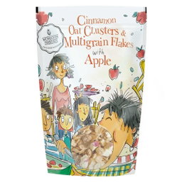 Breakfast Cereal - Cinnamon Oat Clusters & Multi-Grain Flakes With Apple
