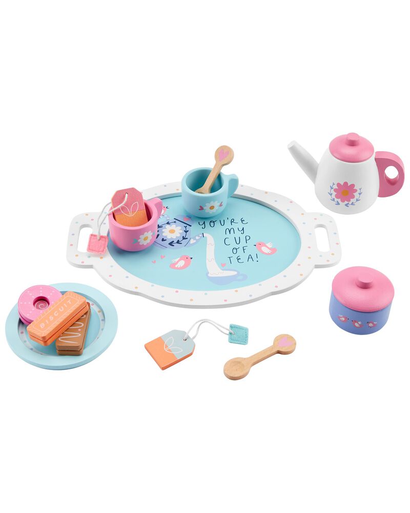 Carter's Wooden Tea & Cookie Set