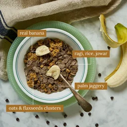 Choco Chips & Ragi Flakes With Banana