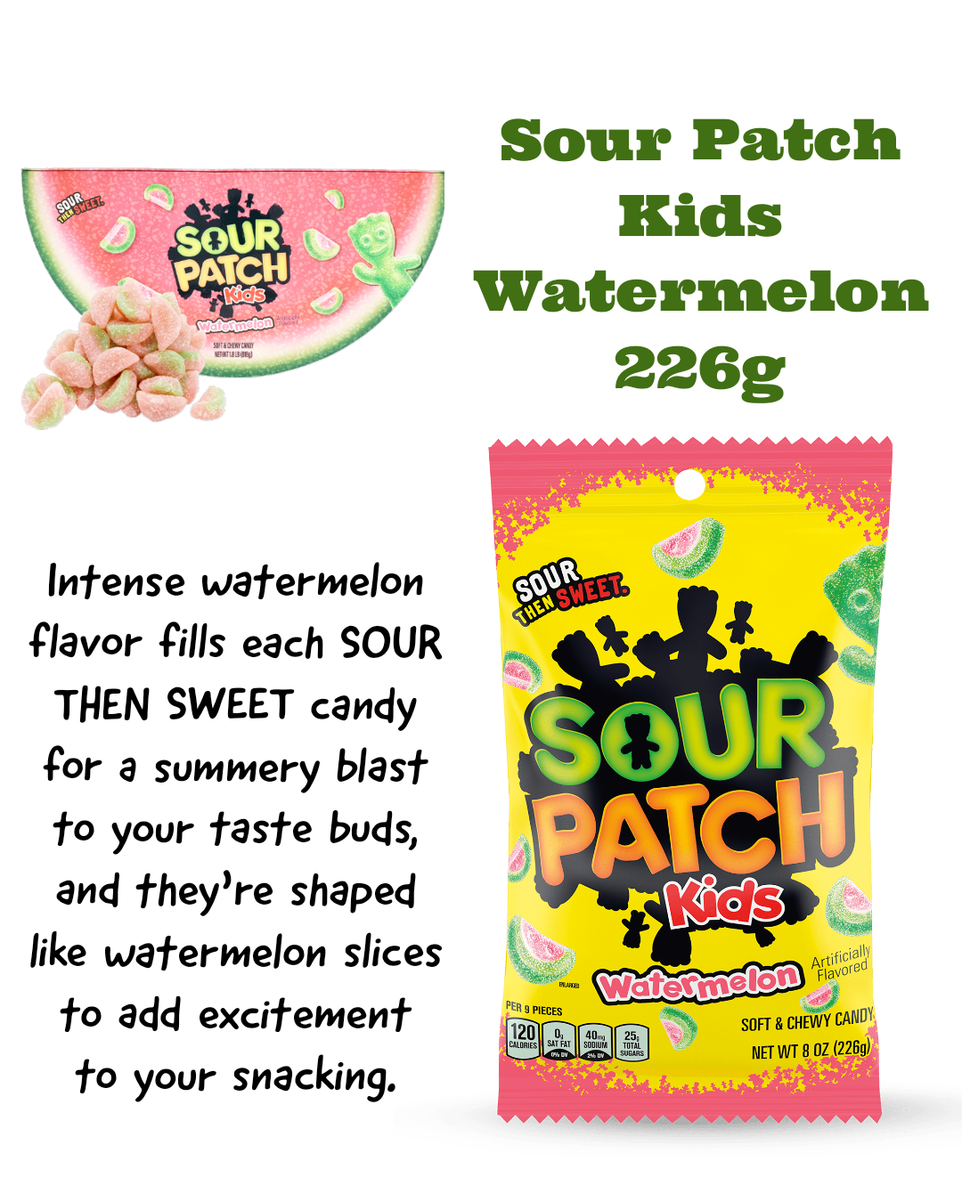 Sour Patch Kids Watermelon Big Pack 226g_0