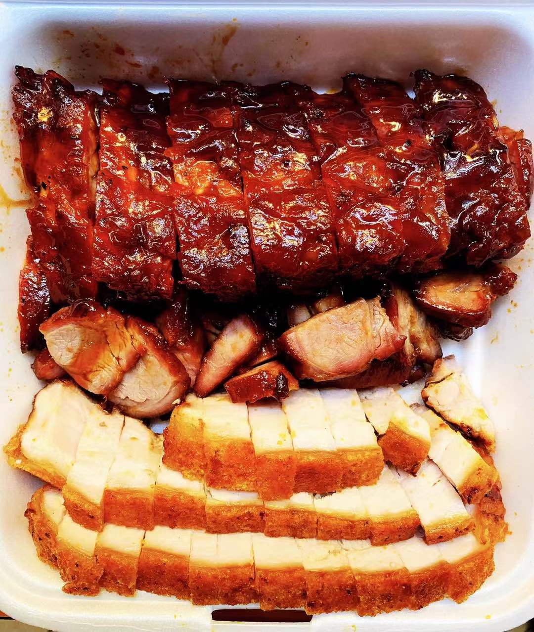 Set 2 - [Bundle set of 3] Roasted pork, Honey Cha Siew and HoneyPork Ribs | [三拼] 烧肉，蜜汁烧叉烧, 蜜汁烧排骨
