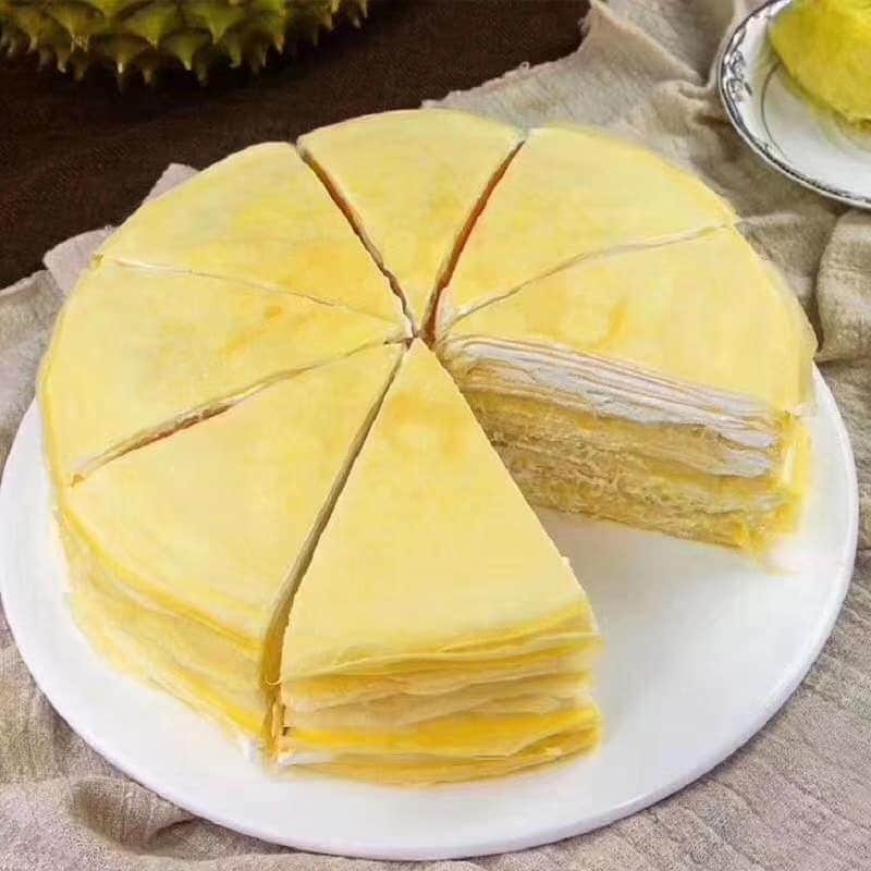 5. Original D24 Durian Crepe Cake 🎂 纯D24榴莲千层蛋糕
