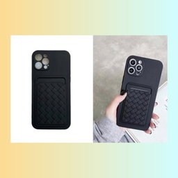 Iphone Case with Card Slot [BLACK/Iphone 11 PRO]